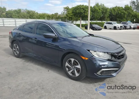 2019 Honda Civic Lx from USA, damaged, VIN 19XFC2F6XKE036345